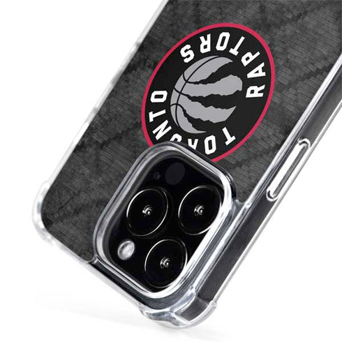 NBA Toronto Raptors Black Rust iPhone 15 Pro MagSafe Case